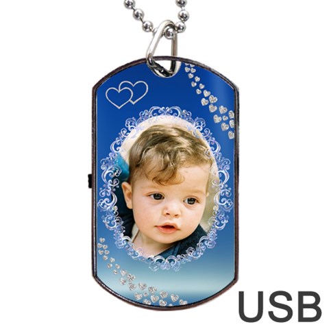 My Boy Dog Tag Usb (2 Sided) By Deborah Front