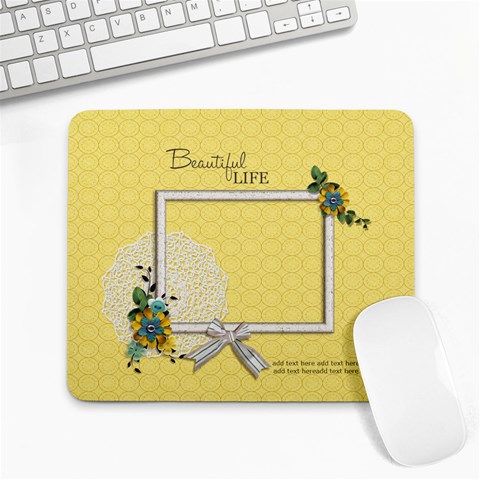 Mousepad: Beautiful Life By Jennyl Front