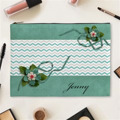 XL Cosmetic Bag: Chevron Pattern - Cosmetic Bag (XL)