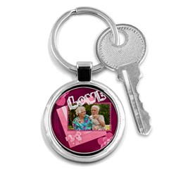 love - Key Chain (Round)