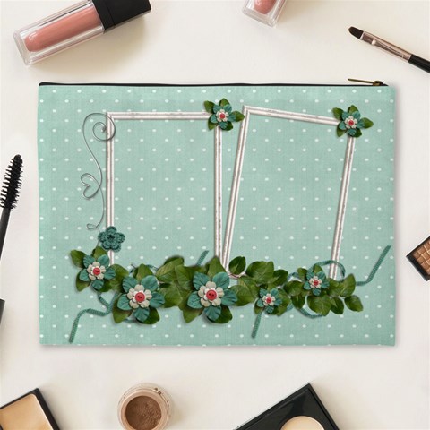 Xl Cosmetic Bag: Love Together By Jennyl Back