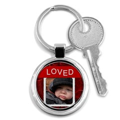Loved Round Key Chain - Key Chain (Round)
