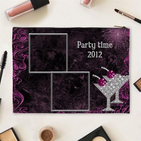 Party Time Xl Cosmetic Bag By Deborah Back
