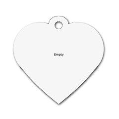 I am a Lucky Dog - Dog Tag Heart (One Side)