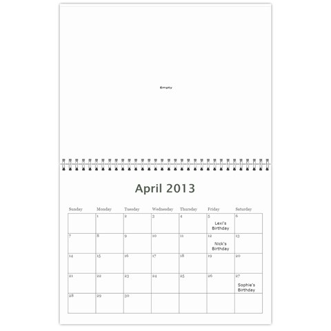 12calendar By Therese Apr 2013