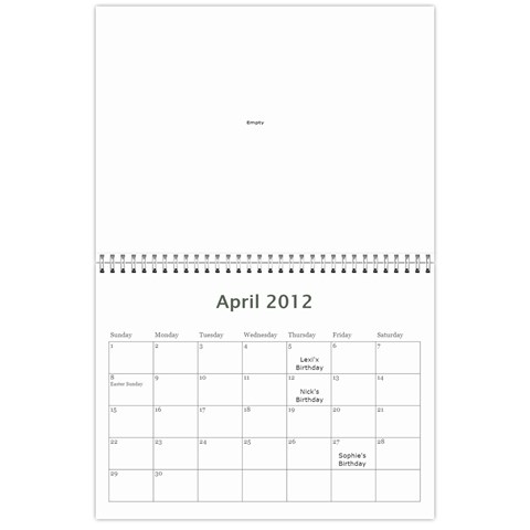 12calendar By Therese Apr 2012