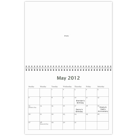 12calendar By Therese May 2012