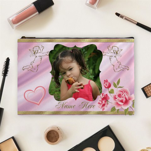 My Angel Large Cosmetic Bag By Deborah Front