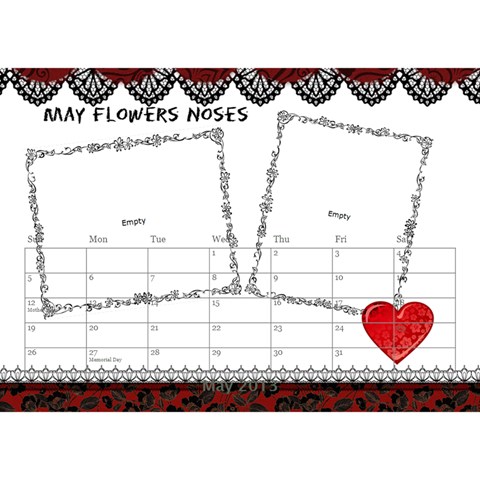 Small Calendar By Bruce Anderson May 2013