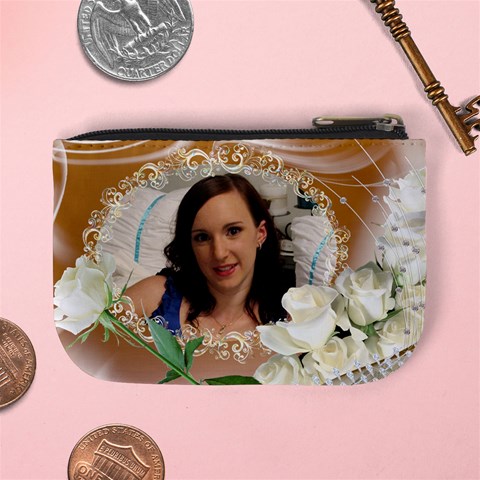 Roses Mini Coin Purse By Deborah Back