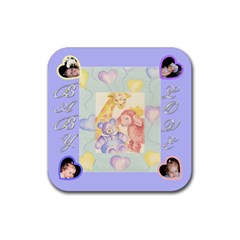 Blue Baby Love - Rubber Coaster (Square) Blue Baby Love - Rubber Coaster (Square)