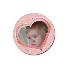 Our Heart Round Coaster