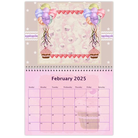 2025 Cupcake Calendar March By Claire Mcallen Feb 2025
