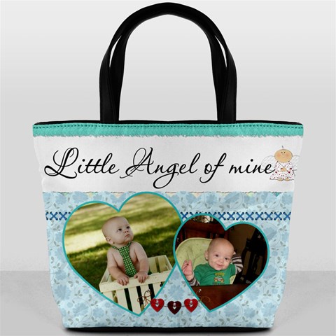 Little Angel Of Mine Bucket Bag By Lil Front