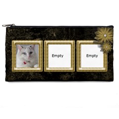 Black and Gold Marble Pencil Case
