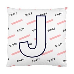 J Pillow 1side - Standard Cushion Case (One Side)