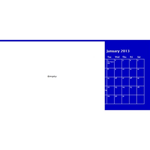 Bring It On The Musical Desk Calendar By Pat Kirby Jan 2013