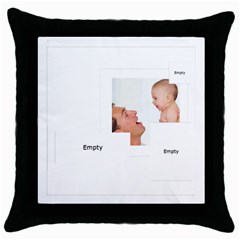 kids - Throw Pillow Case (Black) kids - Throw Pillow Case (Black)