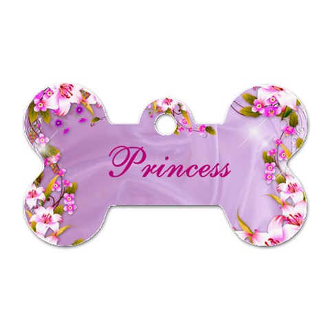 Pink Dog Tag (2 Sided) By Deborah Front