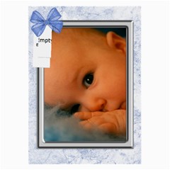 Marble On Blue Large Glass Cloth