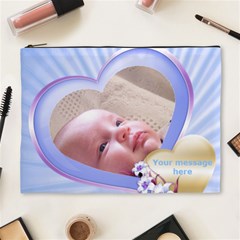 Blue Heart (XL) Cosmetic bag - Cosmetic Bag (XL)
