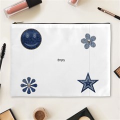 Denim Blue XL Cosmetic Bag - Cosmetic Bag (XL)