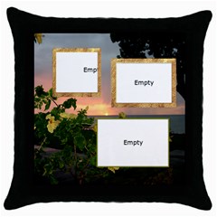 mhelapillow2 - Throw Pillow Case (Black)
