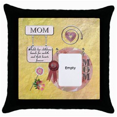 mhelanpillow8 - Throw Pillow Case (Black)