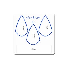 Weather in London - Magnet (Square)