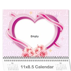 calendersruthi - Wall Calendar 11  x 8.5  (18 Months)
