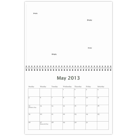 Calendersruthi By Soujanya May 2013