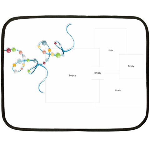 Patches 1 Sided Blanket 1 By Lisa Minor 35 x27  Blanket