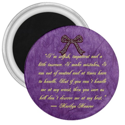 Marilyn Magnet By Amazing Moi Front