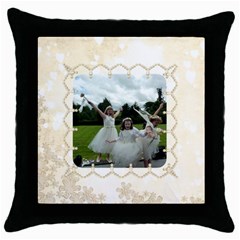 Pearl Border Cushion cover (5 styles) - Throw Pillow Case (Black) Pearl Border Cushion cover (5 styles) - Throw Pillow Case (Black)