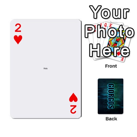 Giorgos Cards By Marka20300 Front - Heart2