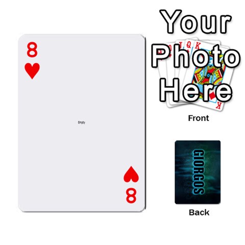 Giorgos Cards By Marka20300 Front - Heart8