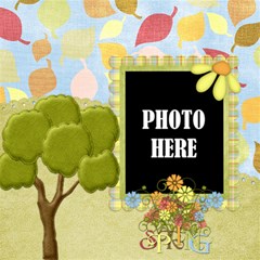 Primavera Scrapbook Page 1 - ScrapBook Page 12 x 12 Primavera Scrapbook Page 1 - ScrapBook Page 12 x 12