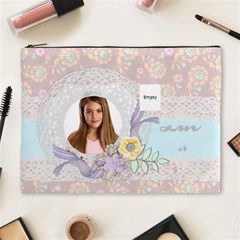 Pastel Floral, Cosmetic Bag (XL)