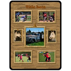 Country Timber (xl) Fleece Blanket