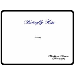 Swallowtale Butterfly Kiss - 80  x 56  Fleece Blanket (Large)
