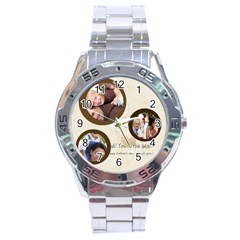 fathers day - Stainless Steel Analogue Watch fathers day - Stainless Steel Analogue Watch