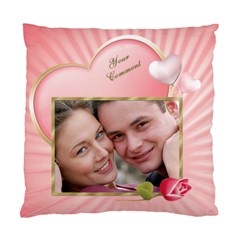 Pink Heart Cushion (5 styles) - Standard Cushion Case (One Side) Pink Heart Cushion (5 styles) - Standard Cushion Case (One Side)
