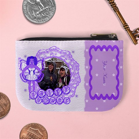 I Love You Funky Fairy Purse By Claire Mcallen Back