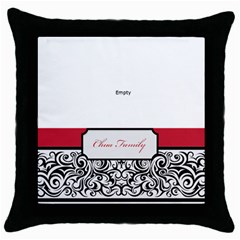 mhelanred1 - Throw Pillow Case (Black)