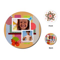 summer time - Playing Cards Single Design (Round) summer time - Playing Cards Single Design (Round)