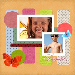 summer - ScrapBook Page 12 x 12 summer - ScrapBook Page 12 x 12