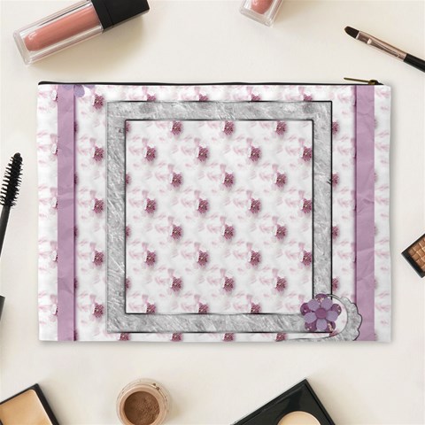 Kiss The Bride Extra Large Cosmetic Bag By Catvinnat Back