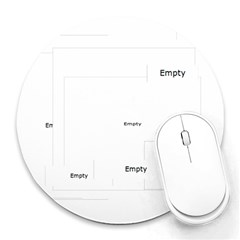 travel - Collage Round Mousepad travel - Collage Round Mousepad