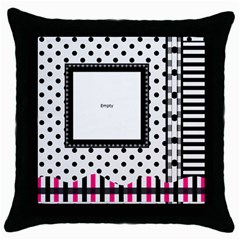 MMPILLOW2 - Throw Pillow Case (Black)