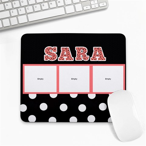 Animal Print & Polka Dot Mousepad By Lmrt Front